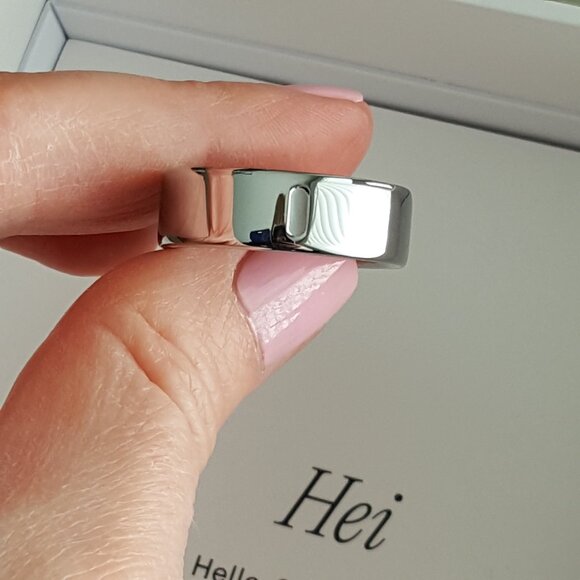 NEW Oura Ring 4 Solver Sz 10 Health Sleep Step Activity Tracker Titanium - Picture 9 of 12